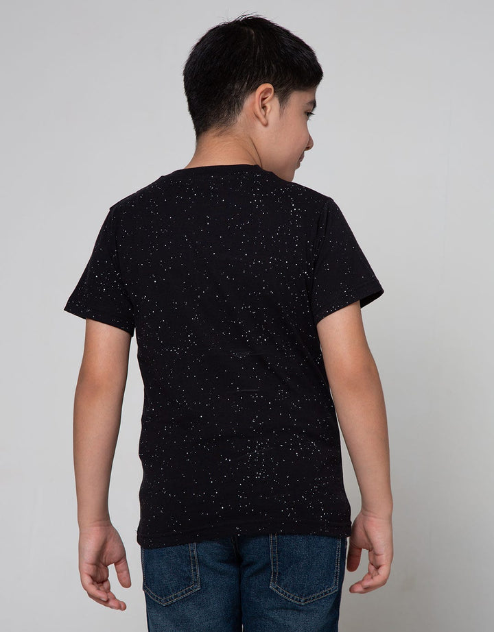 Aero Short Sleeve T-Shirt Splash Space Astraunot Catch Moon
