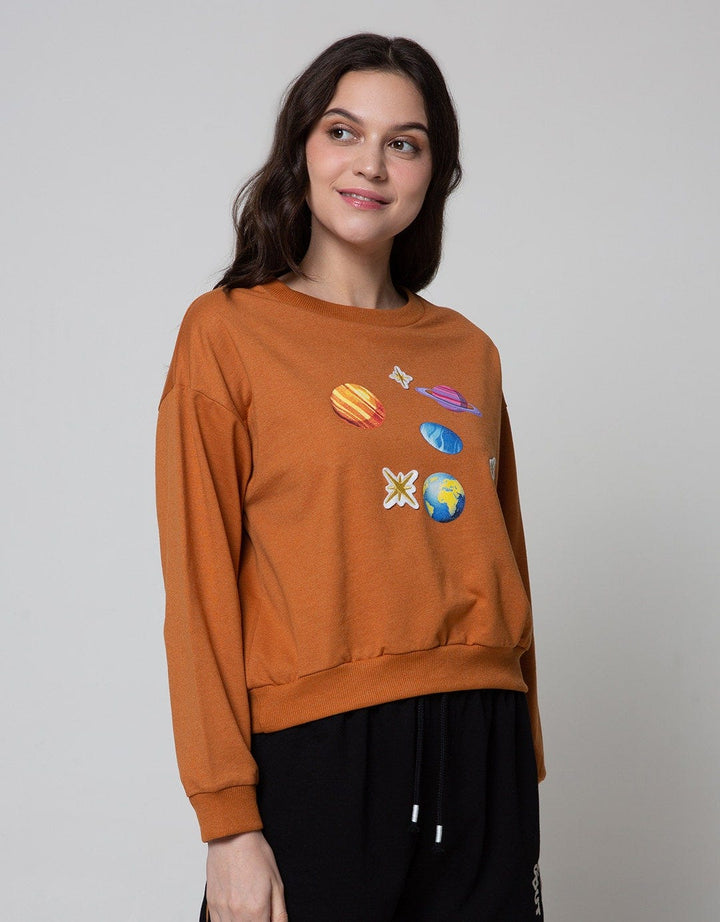 Nevada Sweatshirt Space Planets And Stars