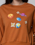 Nevada Sweatshirt Space Planets And Stars