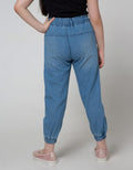 Aero Jogger Pants Denim Drawstring Waist