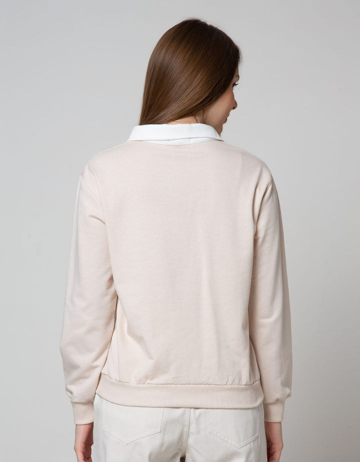 Nevada Sweatshirt Polo Neck Floral