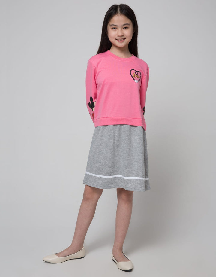 Disney Minnie Long Sleeve Midi Dress Isms