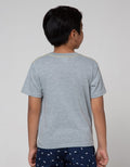 Little M Short Sleeve T-Shirt Robot Aplikasi Flip
