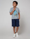 Little M Short Sleeve T-Shirt Robot Aplikasi Flip