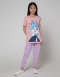Nevada Short Sleeve T-Shirt Basic Short Sleeve Top Anime Girl