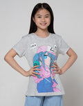 Nevada Short Sleeve T-Shirt Basic Top Anime Girl With Hat