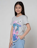 Nevada Short Sleeve T-Shirt Basic Top Anime Girl With Hat