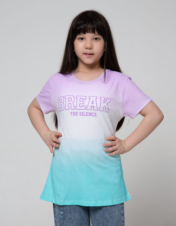 Nevada Short Sleeve T-Shirt Top Gradasi Break The Silence