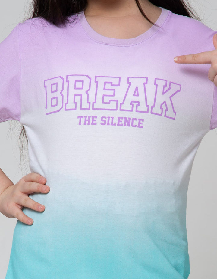 Nevada Short Sleeve T-Shirt Top Gradasi Break The Silence