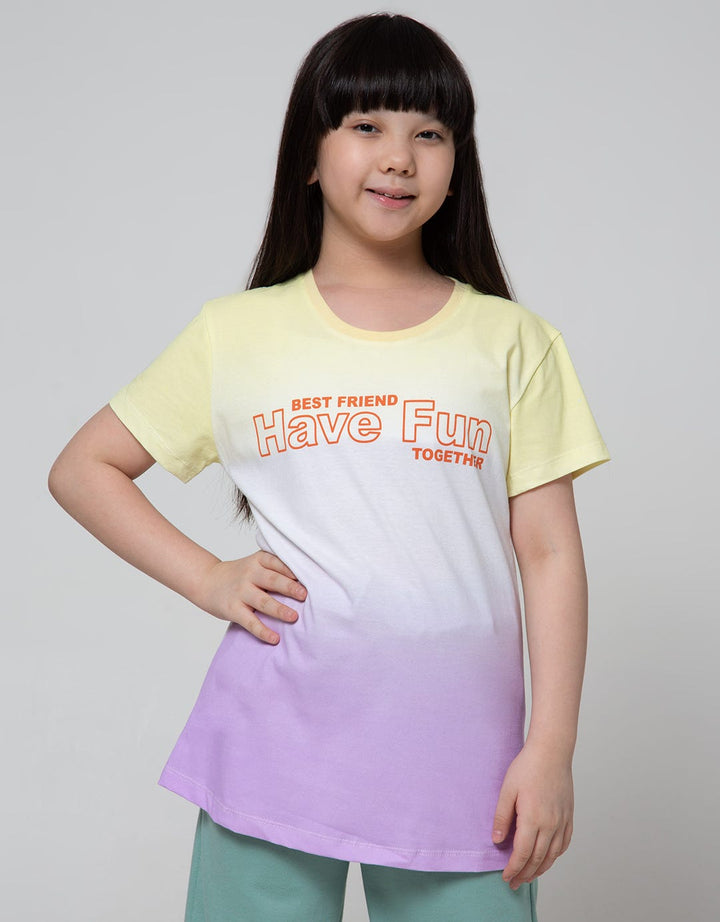 Nevada Short Sleeve T-Shirt Top Gradasi Have Fun