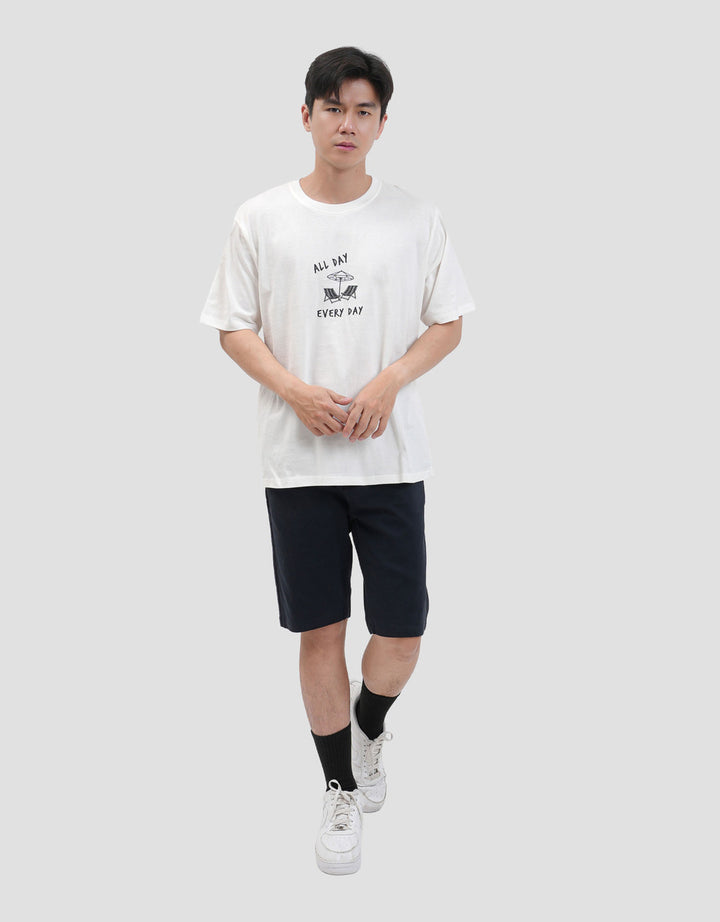 Nevada Printed Monday Tuesday - Backprint Kaos Pria