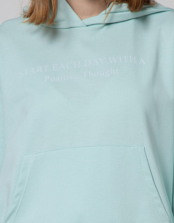Nevada Sweatshirt Solid Positive Thought