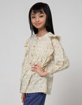 Aero Long Sleeve Shirt Ruffle Flower