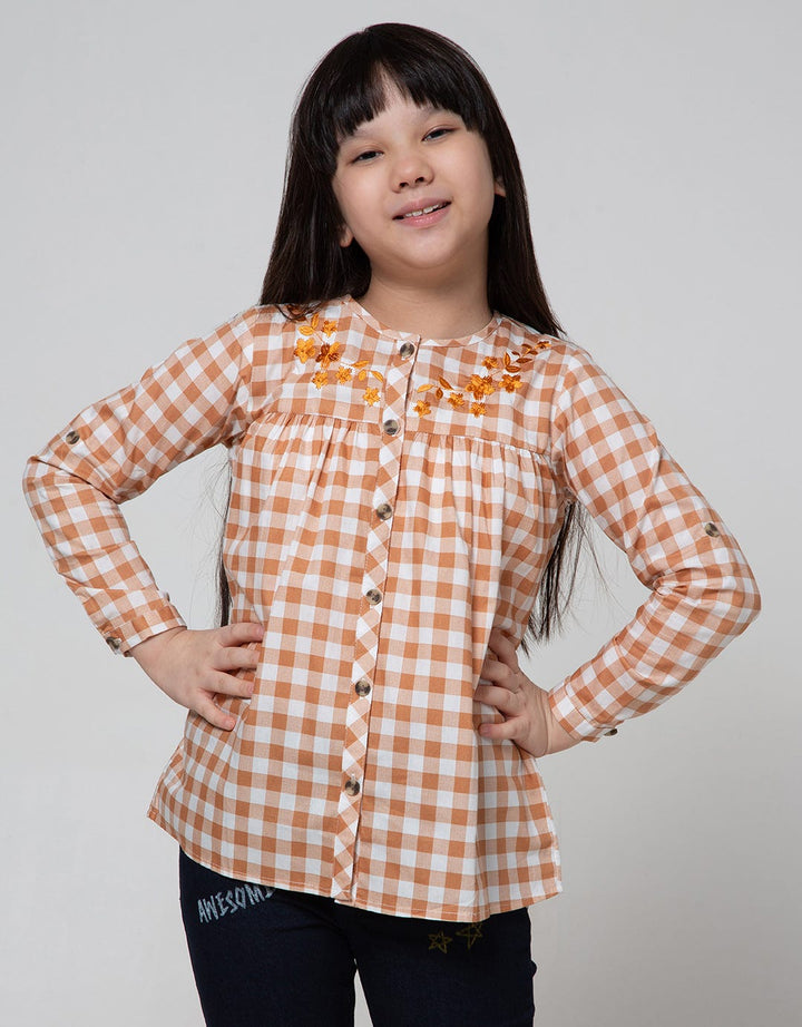 Aero Long Sleeve Embroidered Square Shirt