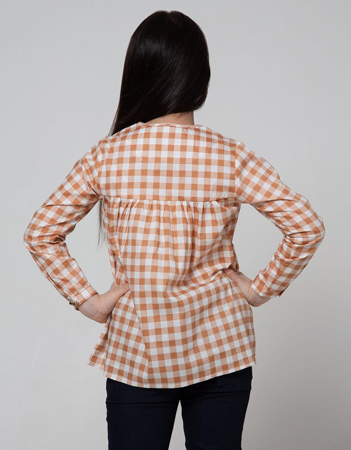 Aero Long Sleeve Embroidered Square Shirt