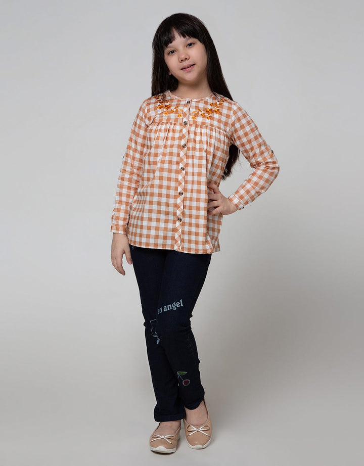 Aero Long Sleeve Embroidered Square Shirt