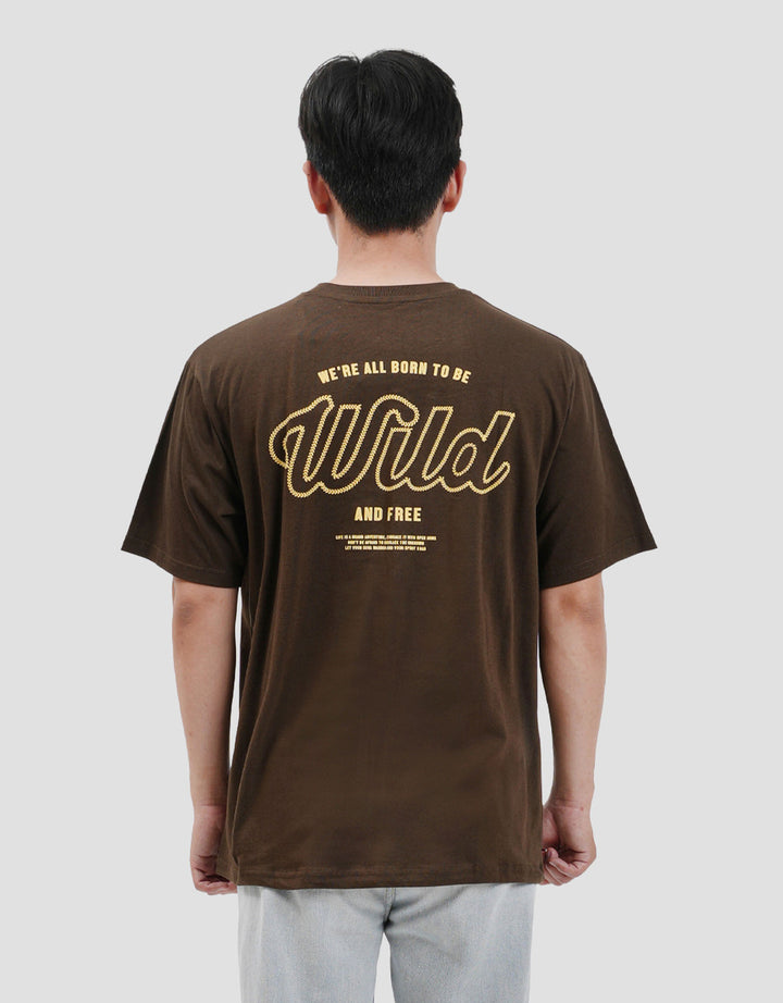 Nevada Printed Rustic Road - Backprint Kaos Pria