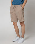 Details Short Pants Knit Drawstring Inside (Tuck In)