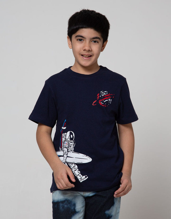 Aero Short Sleeve T-Shirt Legend Print Astronaut Surf