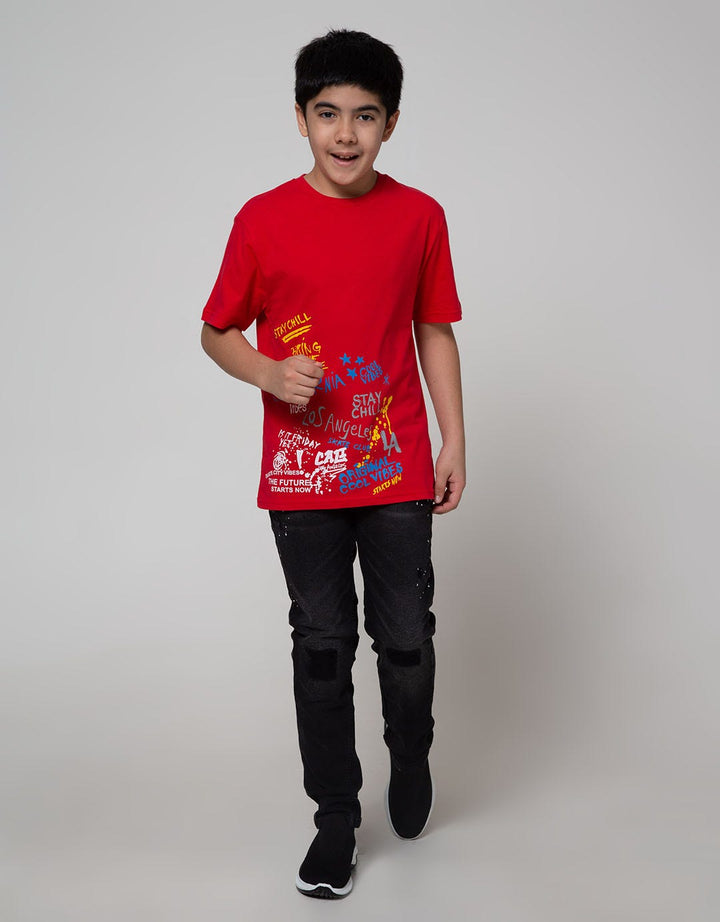 Aero Short Sleeve T-Shirt Legend Print Splash City