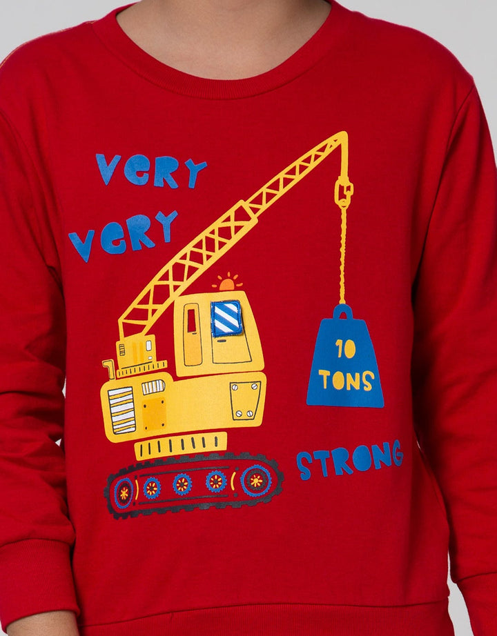 Little M Sweater Terry Crane Very Strong Flip