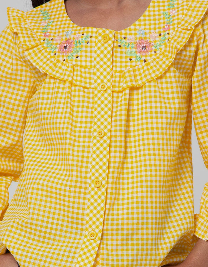 Little M Long Sleeve Shirt Kerah Scall