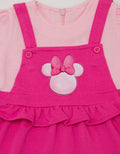 Disney Short Sleeve Midi Dress Overalls Minnie