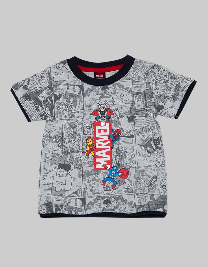 Marvel Short Sleeve T-Shirt Logo Brand