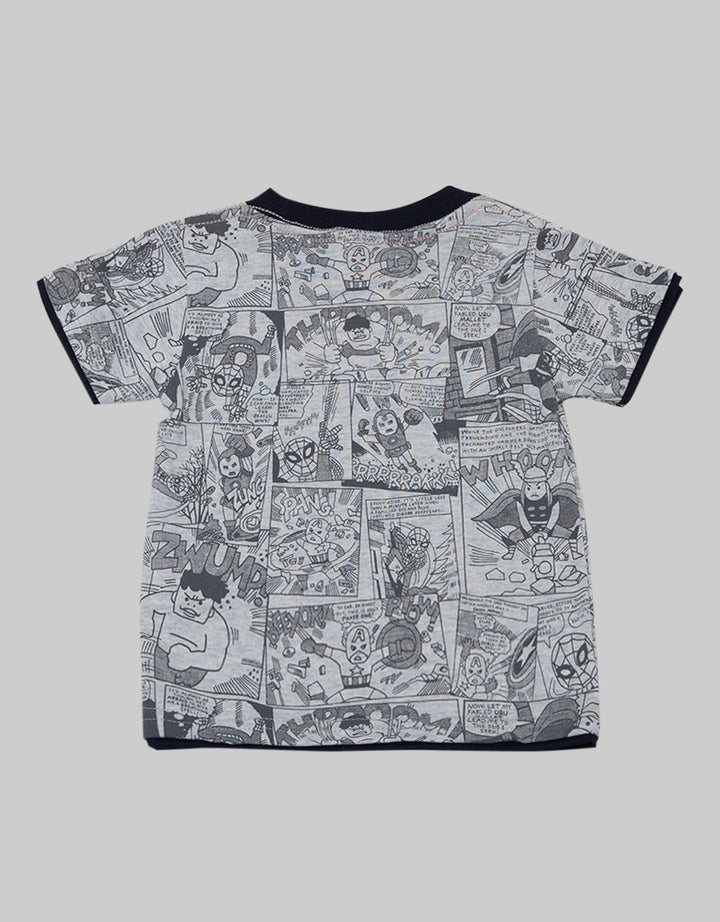 Marvel Short Sleeve T-Shirt Logo Brand
