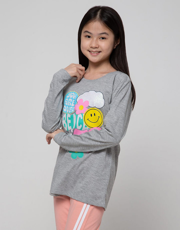 Nevada Basic Long Sleeve T-Shirt Top Be Nice Doddle Icon