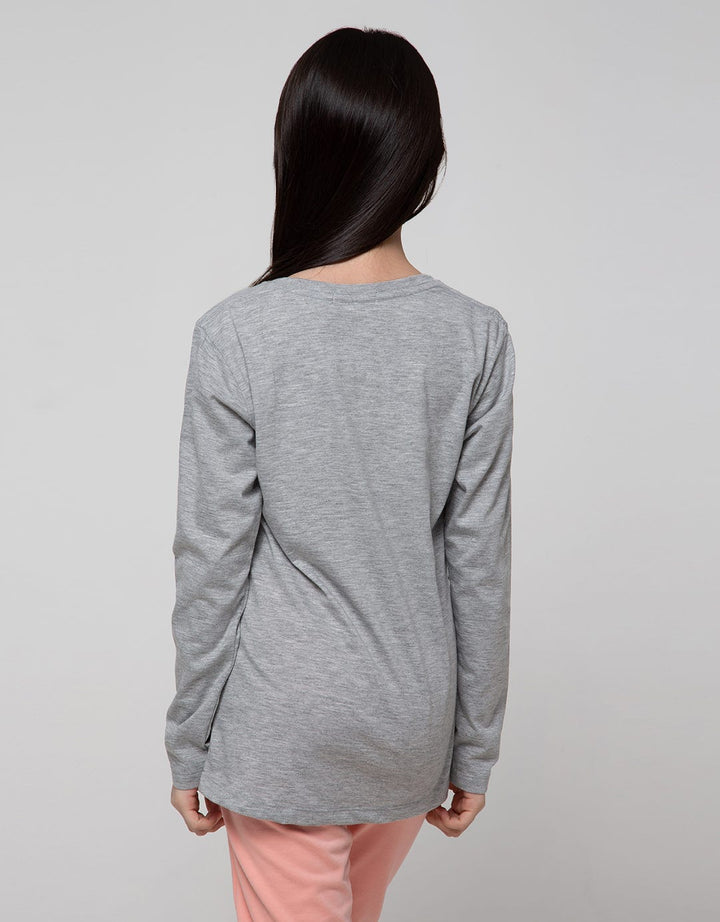 Nevada Basic Long Sleeve T-Shirt Top Be Nice Doddle Icon