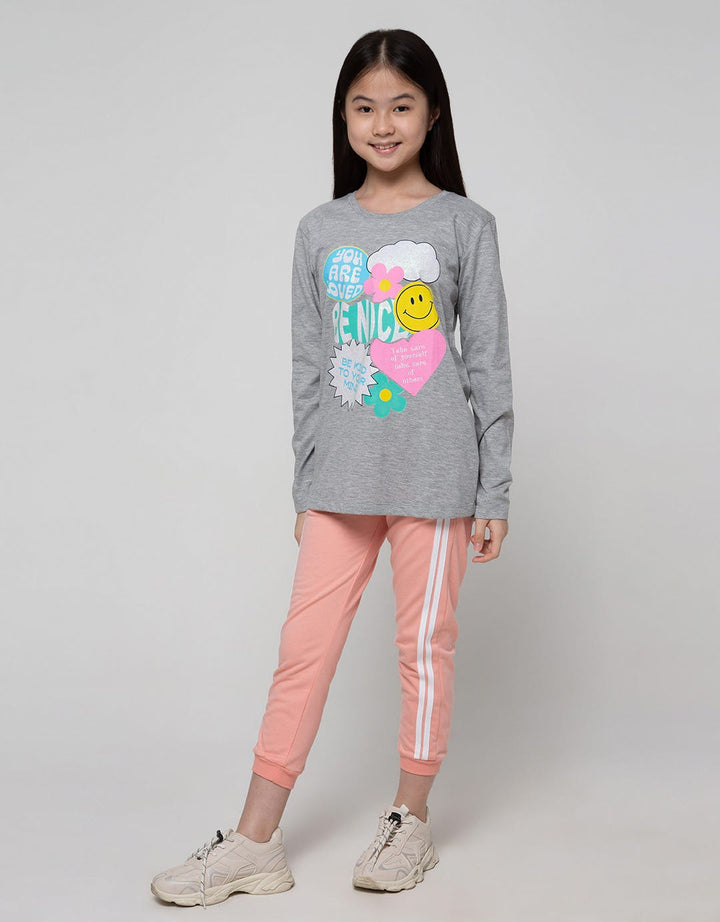 Nevada Basic Long Sleeve T-Shirt Top Be Nice Doddle Icon