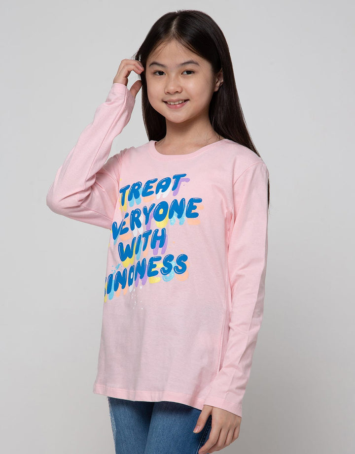 Nevada T-Shirt Basic Lengan Panjang Top Treat Everyone