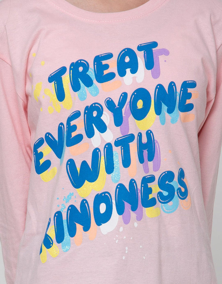 Nevada T-Shirt Basic Lengan Panjang Top Treat Everyone