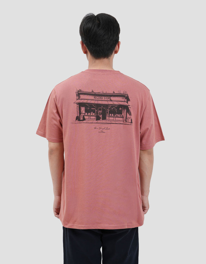Nevada Printed Start Good Day - Backprint Kaos Pria