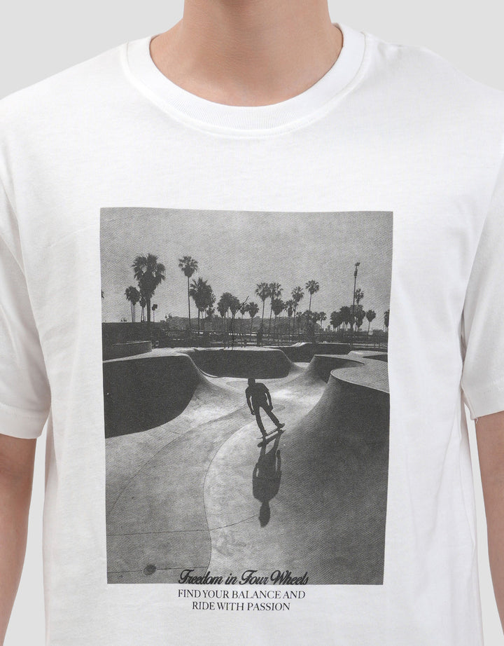 Nevada Photoprint - Skateboard Style Kaos Pria