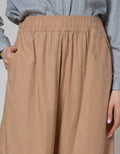 Annisa Long Pants Wide Leg Smocking Waist