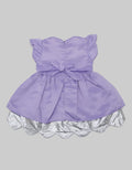 Kidz Too Short Sleeve Midi Dress Bow Waist Bottom