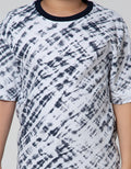 Nevada Short Sleeve T-Shirt Tye Dyed Navy Premium