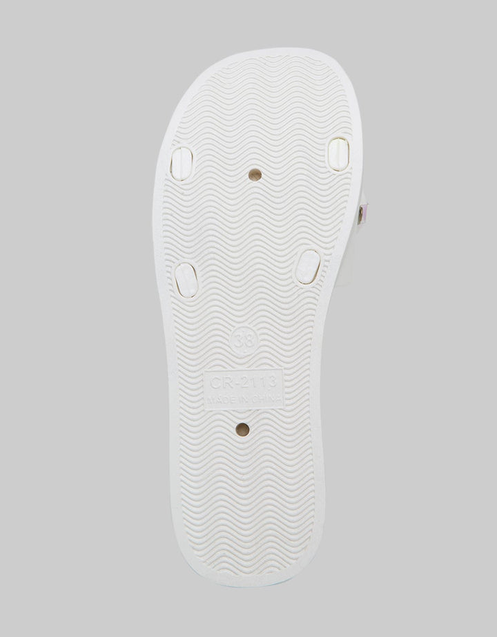 Fladeo Sandal Teplek Jelly Slide Round Wanita