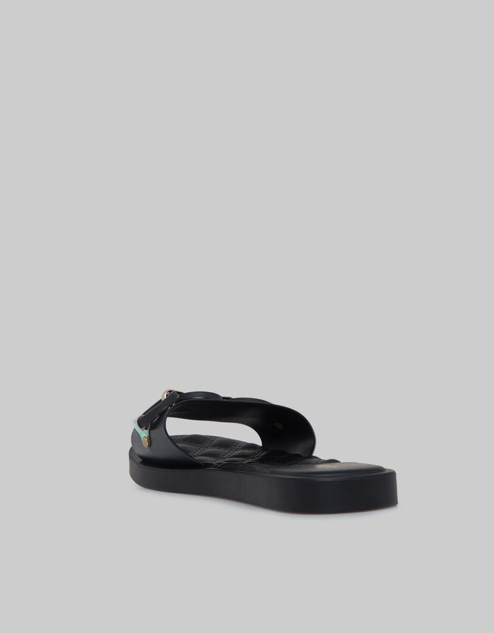 Fladeo Stitching Look Sandal Teplek Jelly Slide Wanita