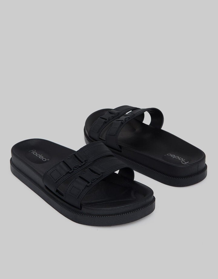 Fladeo Sandal Jelly Slide Buckle Wanita
