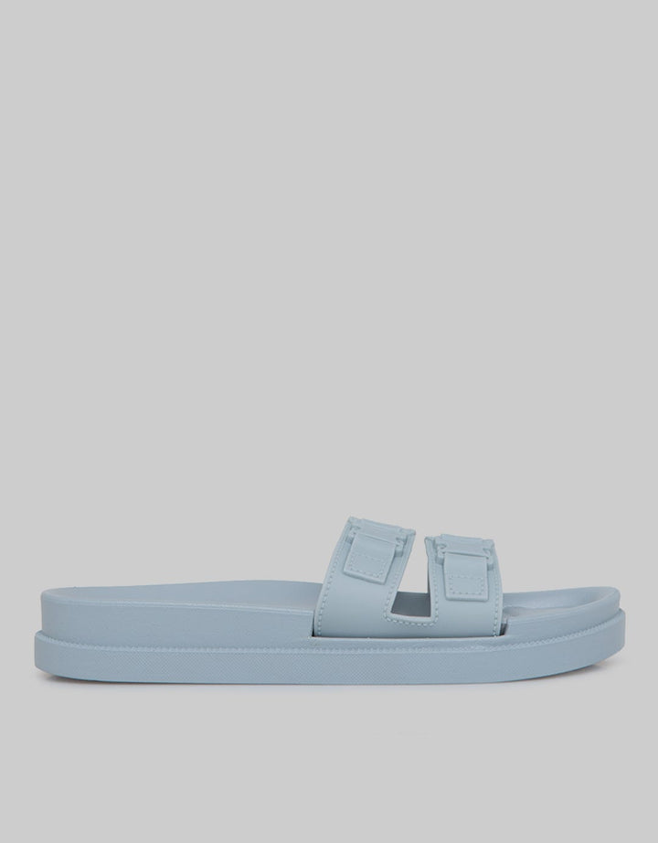 Fladeo Double Strap Sandal Jelly Slide Wanita