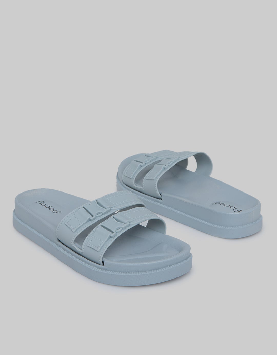 Fladeo Double Strap Sandal Jelly Slide Wanita