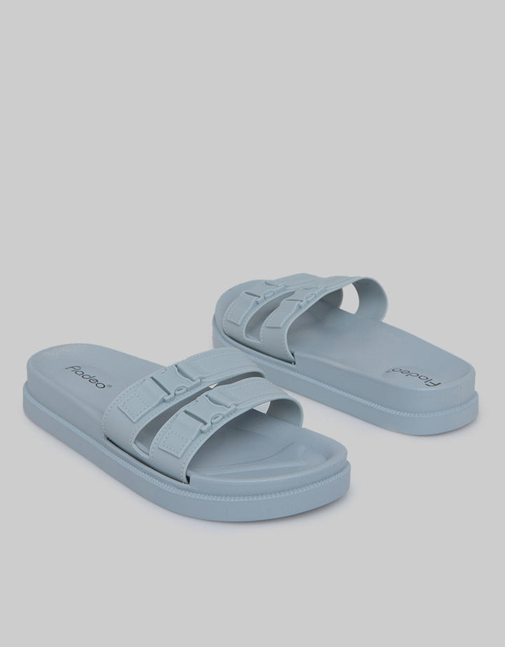 Fladeo Double Strap Sandal Jelly Slide Wanita