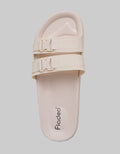 Fladeo Women's Jelly Slide Buckle Sandals
