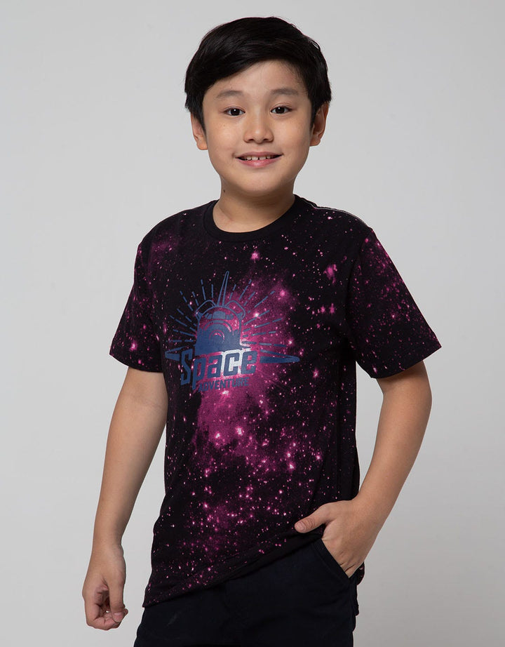 Nevada Short Sleeve T-Shirt Print Space
