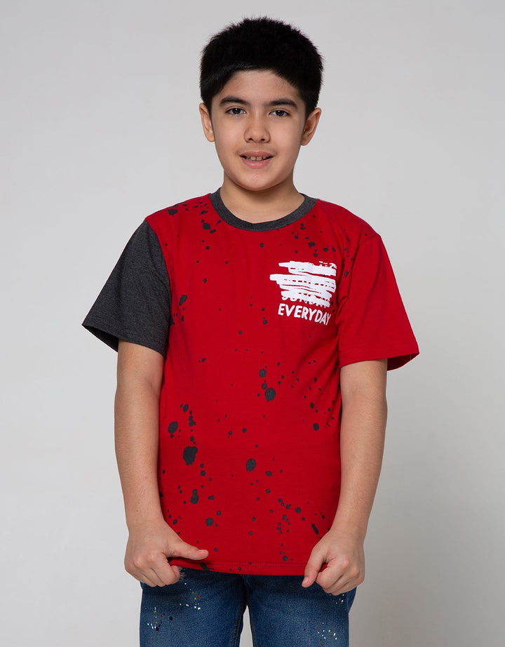 Nevada Short Sleeve T-Shirt Splash Color Block