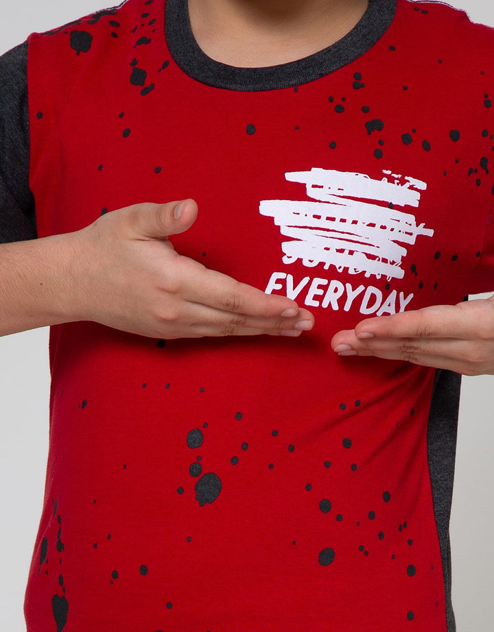 Nevada Short Sleeve T-Shirt Splash Color Block