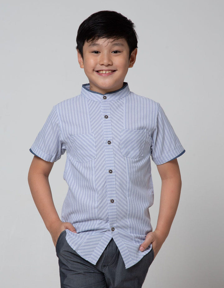 Nevada Short Sleeve Shirt Koko Casual Yarn Dyed Stripe